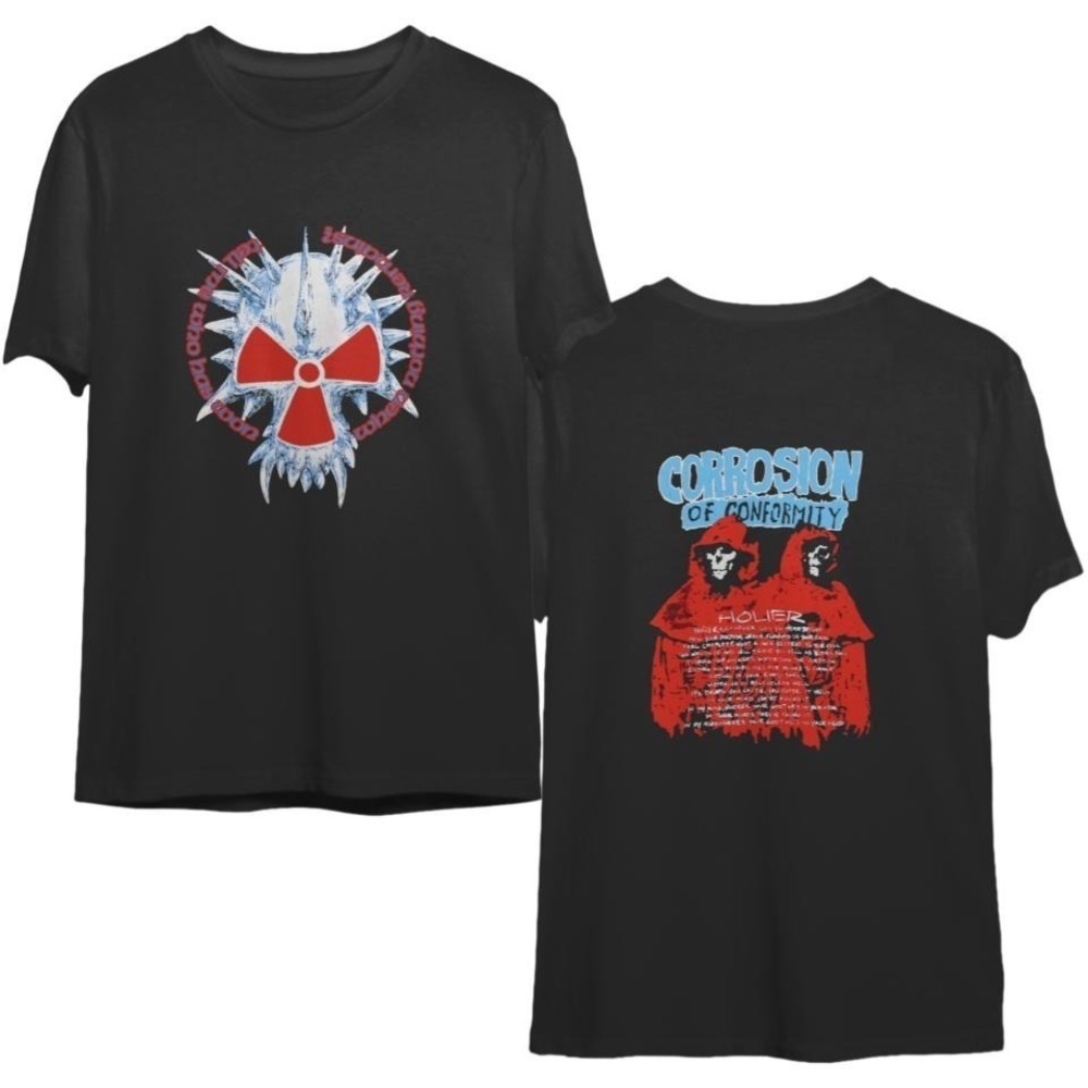 Vintage 1985 Corrosion Of Conformity Holier Shirt 2 Sided